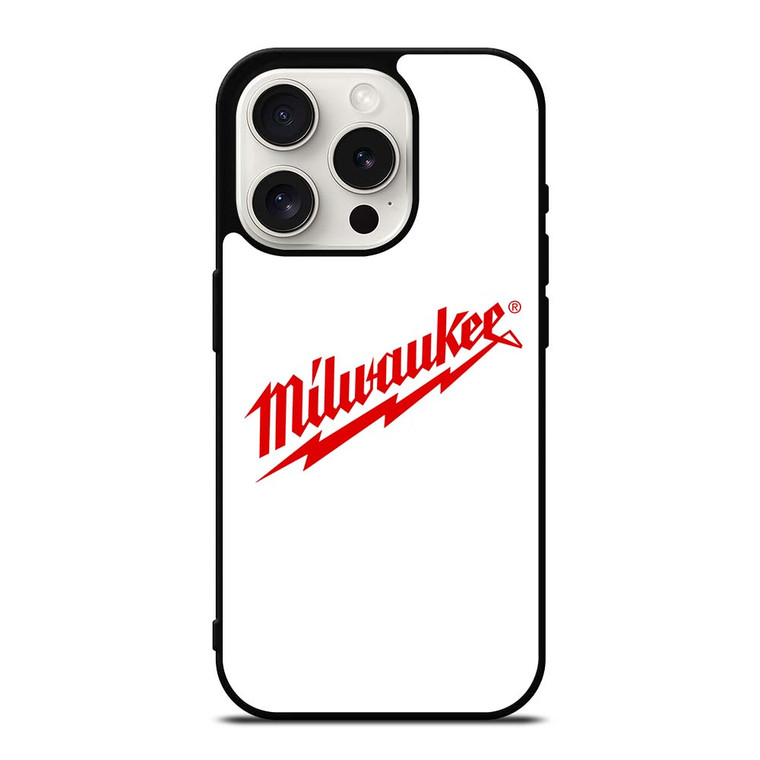 MILWAUKEE TOOL LOGO WHITE iPhone 15 Pro Case Cover