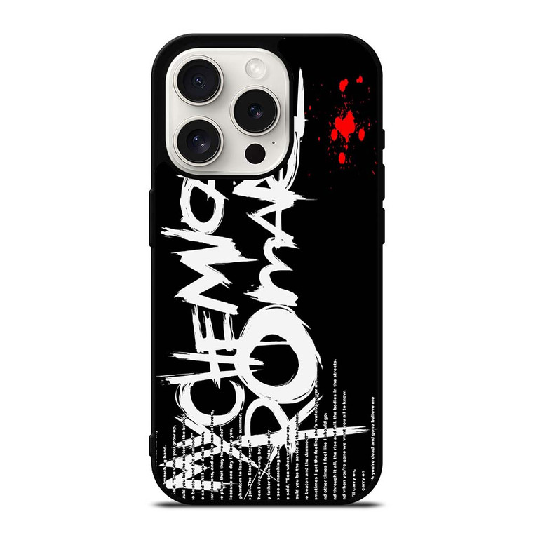 MY CHEMICAL ROMANCE LYRIC iPhone 15 Pro Case Cover