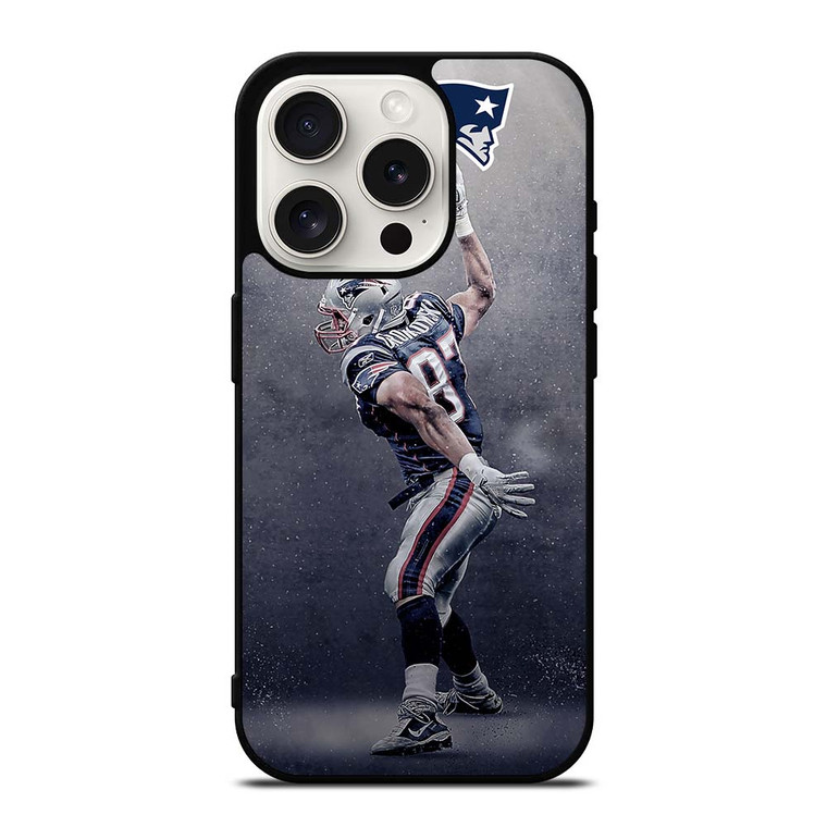 NEW ENGLAND PATRIOTS ROB GRONKOWSKI iPhone 15 Pro Case Cover