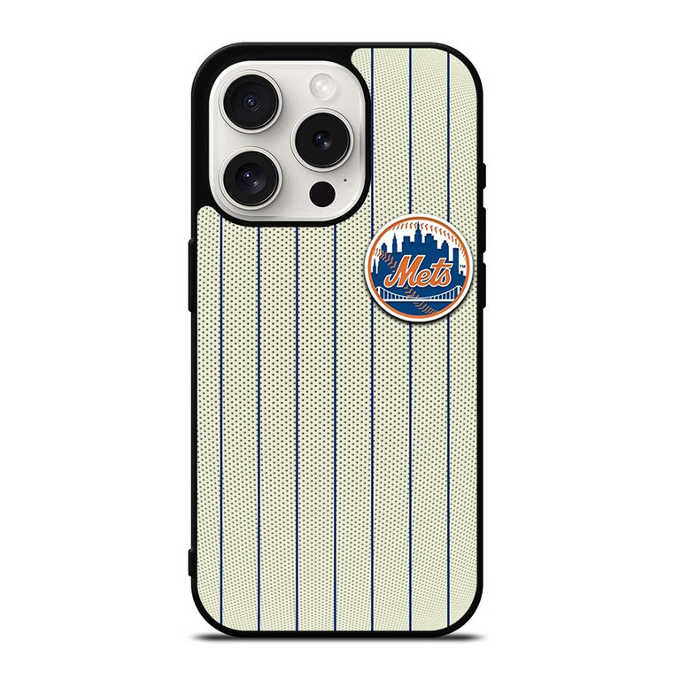 NEW YORK METS ICON BASEBALL TEAM LOGO iPhone 15 Pro Case Cover