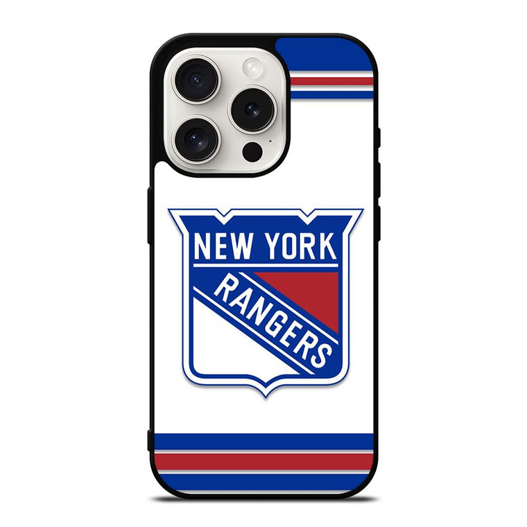 NEW YORK RANGERS ICON HOCKEY TEAM LOGO iPhone 15 Pro Case Cover