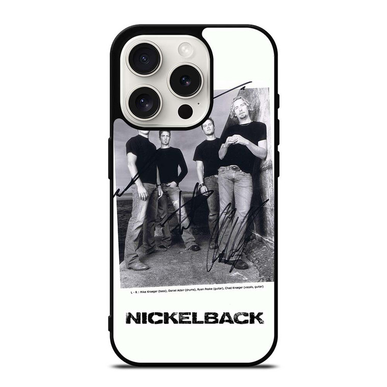 NICKELBACK Signature iPhone 15 Pro Case Cover NICKELBACK Signature iPhone 15 Pro Case Cover