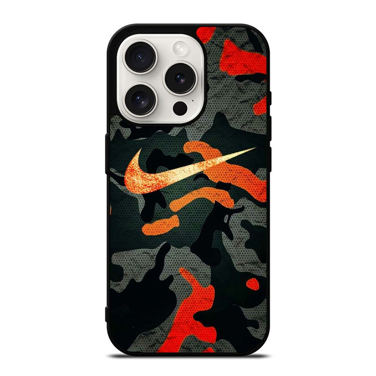 NIKE COLORFUL CAMO iPhone 15 Pro Case Cover NIKE COLORFUL CAMO iPhone 15 Pro Case Cover