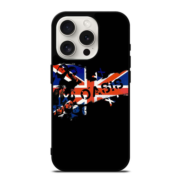 OASIS BAND ROCK BRITISH FLAG iPhone 15 Pro Case Cover OASIS BAND ROCK BRITISH FLAG iPhone 15 Pro Case Cover