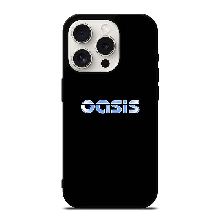 OASIS BAND ROCK LOGO CHROME iPhone 15 Pro Case Cover OASIS BAND ROCK LOGO CHROME iPhone 15 Pro Case Cover