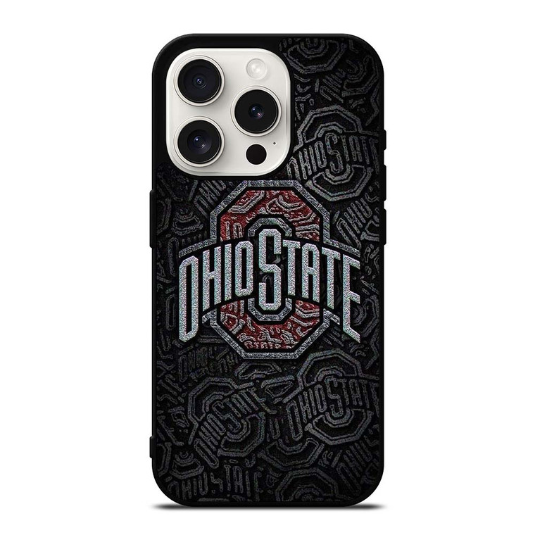 OHIE STATE BUCKEYES LOGO ART iPhone 15 Pro Case Cover