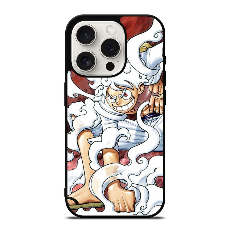 ONE PIECE ANIME MONKEY D LUFFY GEAR 5 iPhone 15 Pro Case Cover