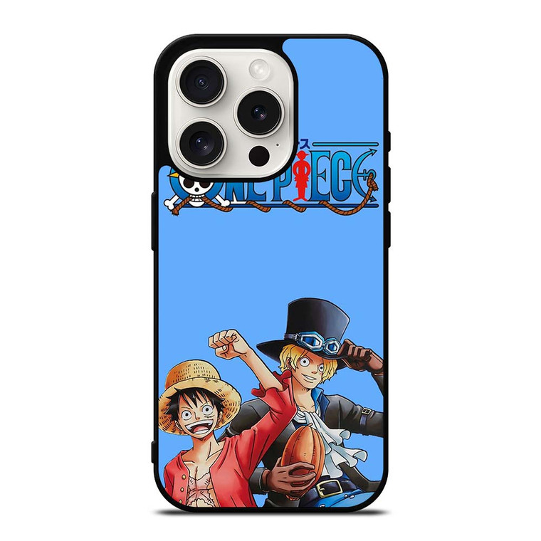 ONE PIECE LUFFY AND SABO iPhone 15 Pro Case Cover ONE PIECE LUFFY AND SABO iPhone 15 Pro Case Cover