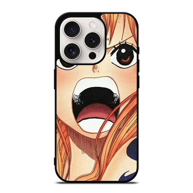 ONE PIECE NAMI FACE iPhone 15 Pro Case Cover