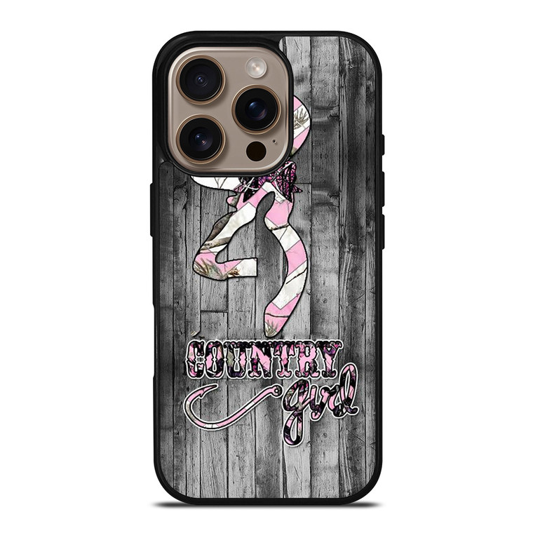 CAMO BROWNING PINK GIRL iPhone 16 Pro Case Cover