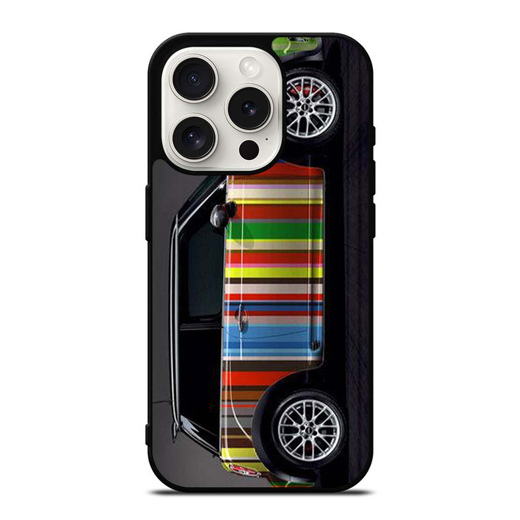 PAUL SMITH MINI COOPER STRIPE 2 iPhone 15 Pro Case Cover PAUL SMITH MINI COOPER STRIPE 2 iPhone 15 Pro Case Cover