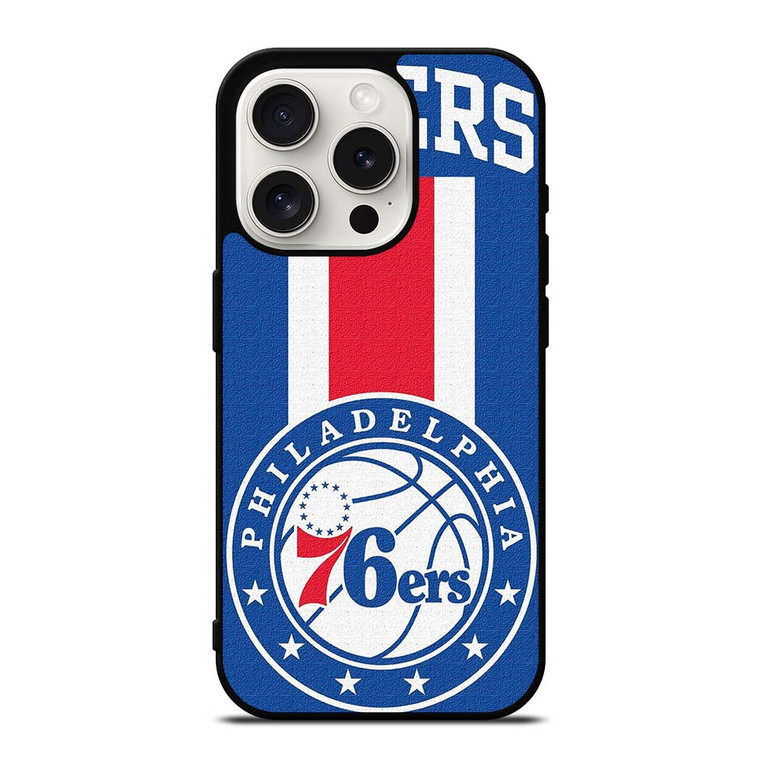 PHILADELPHIA 76ERS SIXERS LOGO iPhone 15 Pro Case Cover PHILADELPHIA 76ERS SIXERS LOGO iPhone 15 Pro Case Cover