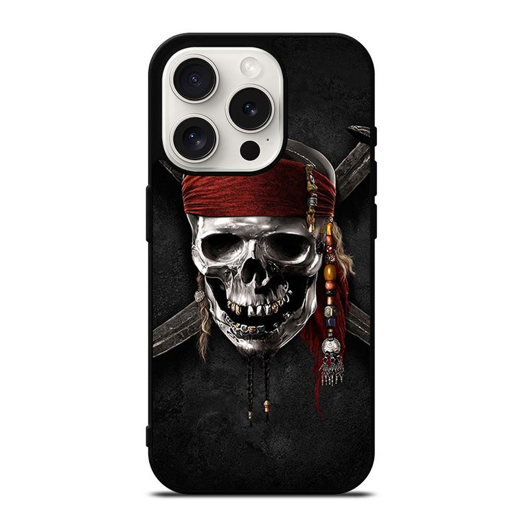PIRATES OF THE CARIBBEAN SKULL iPhone 15 Pro Case Cover PIRATES OF THE CARIBBEAN SKULL iPhone 15 Pro Case Cover
