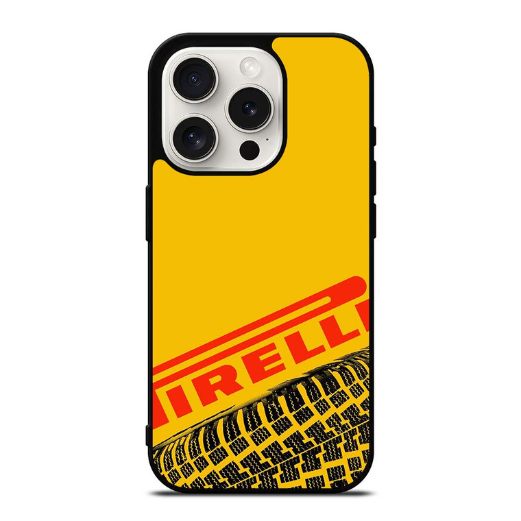 PIRELLI TIRE LOGO YELLOW iPhone 15 Pro Case Cover PIRELLI TIRE LOGO YELLOW iPhone 15 Pro Case Cover
