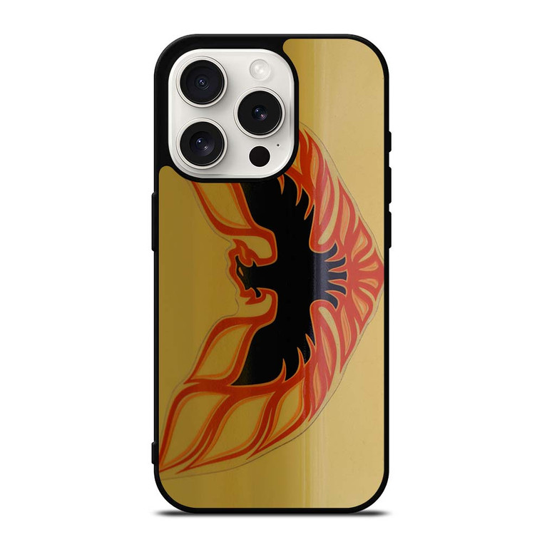 PONTIAC FIREBIRD LOGO GOLD iPhone 15 Pro Case Cover PONTIAC FIREBIRD LOGO GOLD iPhone 15 Pro Case Cover