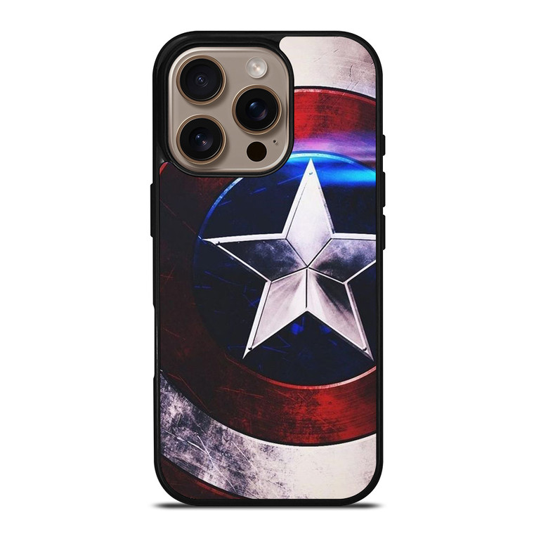 CAPTAIN AMERICA SHIELD MARVEL iPhone 16 Pro Case Cover