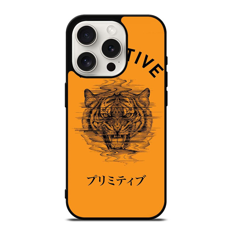 PRIMITIVE SKATEBOARDING TIGER LOGO iPhone 15 Pro Case Cover