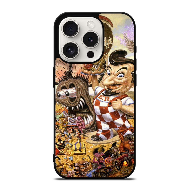 RAT FINK BIG DADDY'S iPhone 15 Pro Case Cover RAT FINK BIG DADDY'S iPhone 15 Pro Case Cover
