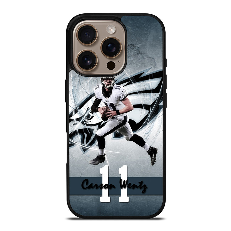 CARSON WENTZ 11 PHILADELPHIA EAGLES iPhone 16 Pro Case Cover