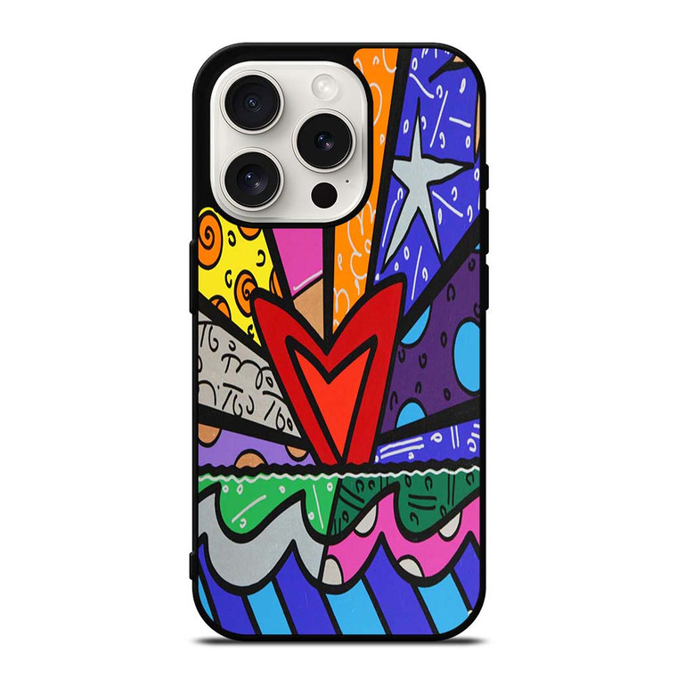 ROMERO BRITTO LOVE NEW iPhone 15 Pro Case Cover