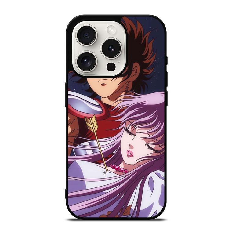 SAINT SEIYA AND PRINCESS iPhone 15 Pro Case Cover