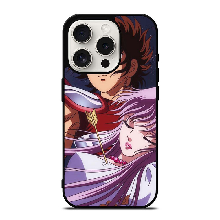 SAINT SEIYA PEGASUSAND PRINCESS ATHENA iPhone 15 Pro Case Cover