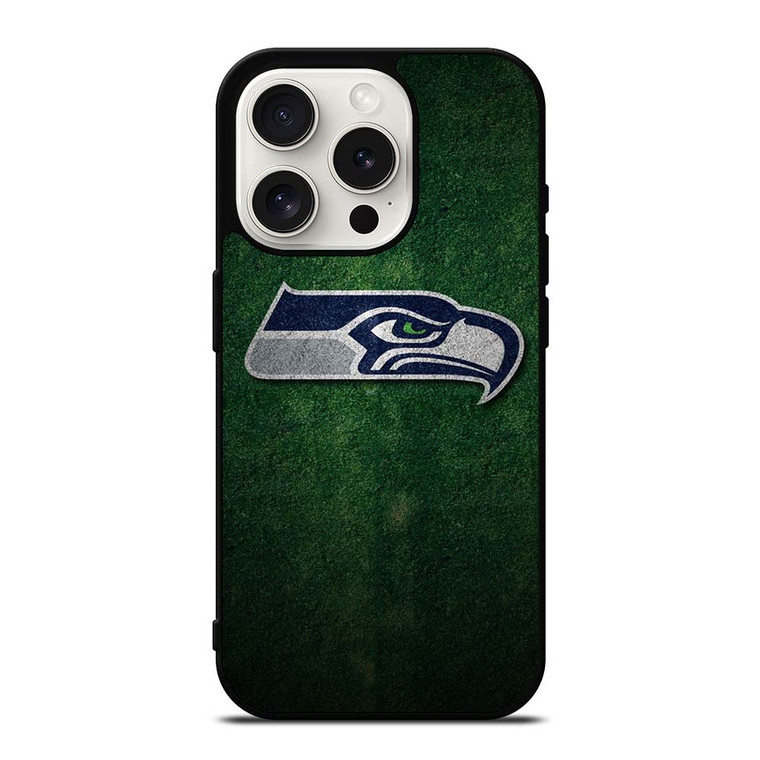 SEATTLE SEAHAWKS LOGO GREEN iPhone 15 Pro Case Cover