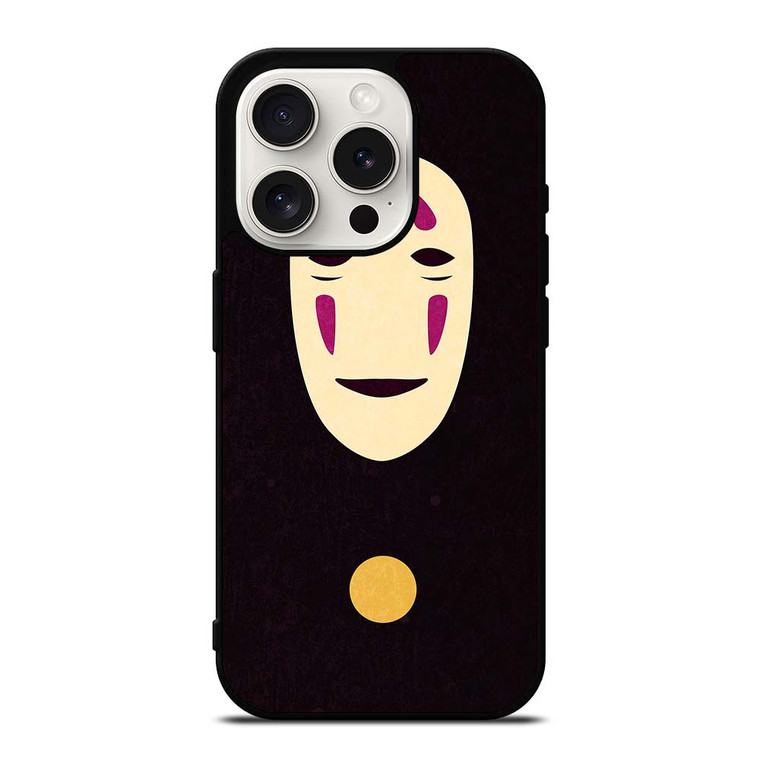 SPIRITED AWAY NO FACE LEATHER iPhone 15 Pro Case Cover