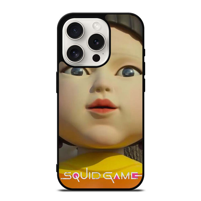 SQUID GAME DOLL FACE iPhone 15 Pro Case Cover