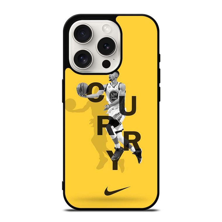 STEPHEN CURRY BASKETBALL GOLDEN STATE WARRIORS NIKE iPhone 15 Pro Case Cover