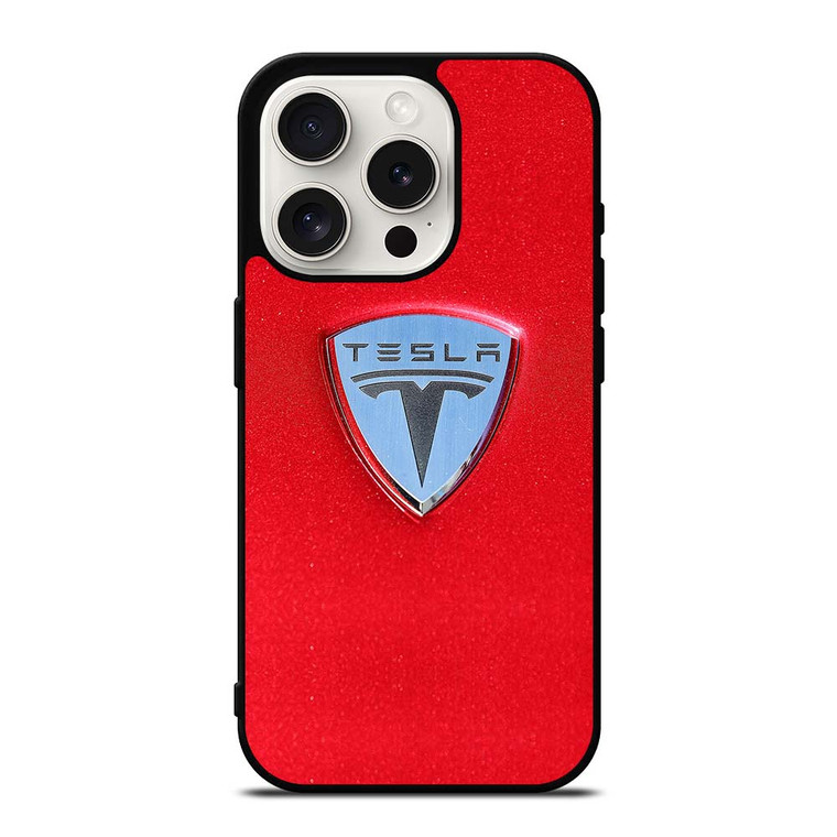 TESLA MOTOR LOGO iPhone 15 Pro Case Cover