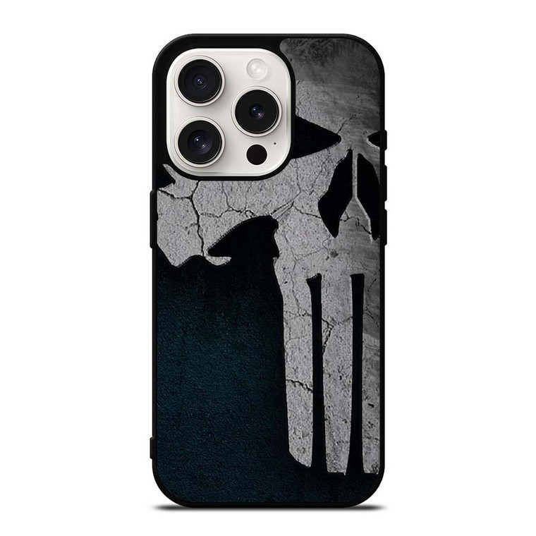 THE PUNISHER LOGO SKULL MARVEL iPhone 15 Pro Case Cover