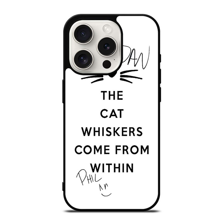 THE WHISKERS DAN AND PHIL iPhone 15 Pro Case Cover