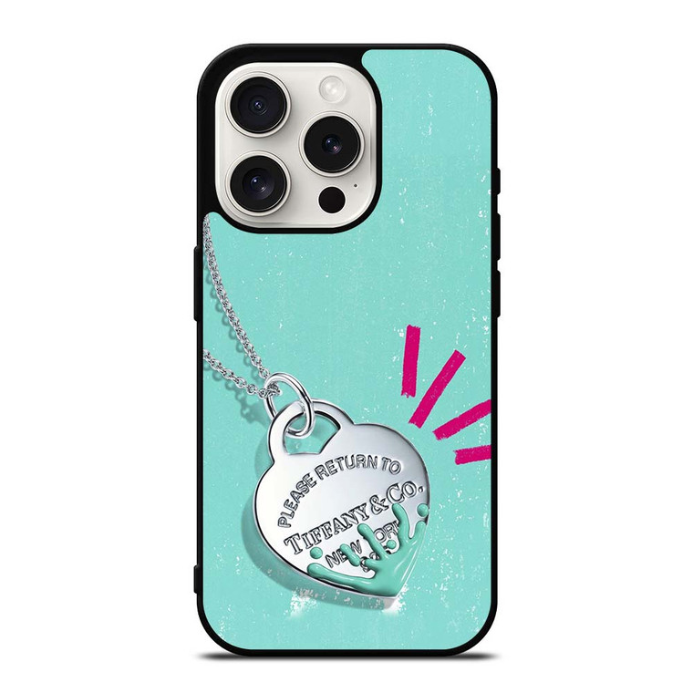 TIFFANY AND CO LOVE NECKLACE METAL iPhone 15 Pro Case Cover