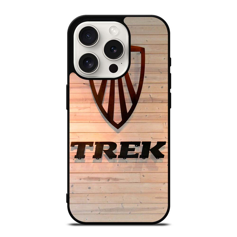 TREK BIKE WOODEN LOGO iPhone 15 Pro Case Cover TREK BIKE WOODEN LOGO iPhone 15 Pro Case Cover