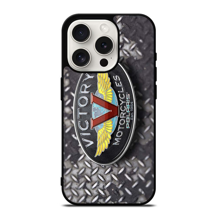 VICTORY MOTORCYCLES EMBLEM iPhone 15 Pro Case Cover VICTORY MOTORCYCLES EMBLEM iPhone 15 Pro Case Cover