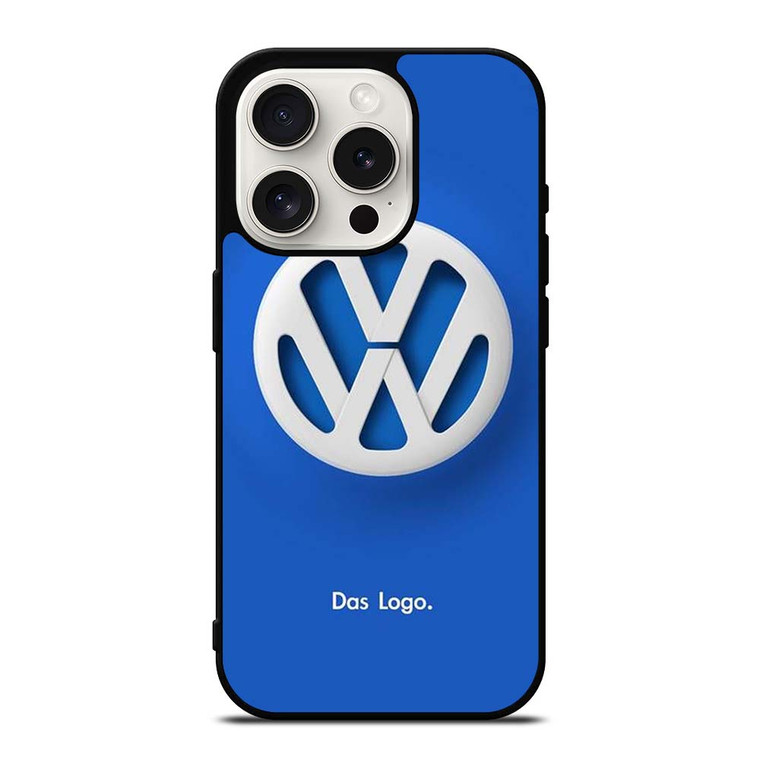 VOLKSWAGEN VW DAS LOGO BLUE iPhone 15 Pro Case Cover VOLKSWAGEN VW DAS LOGO BLUE iPhone 15 Pro Case Cover