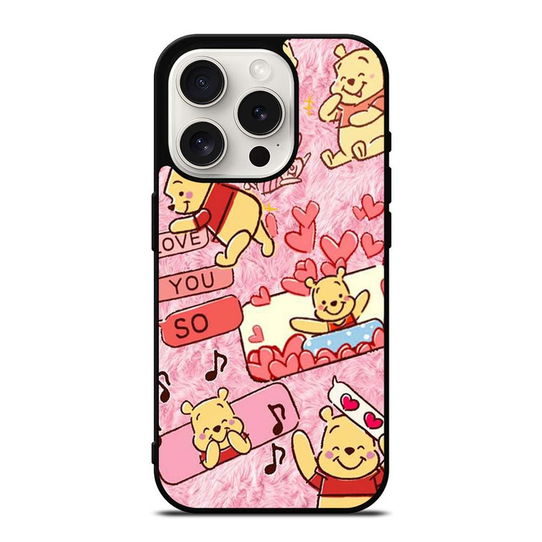 WINNIE THE POOH CUTE CARTOON iPhone 15 Pro Case Cover WINNIE THE POOH CUTE CARTOON iPhone 15 Pro Case Cover