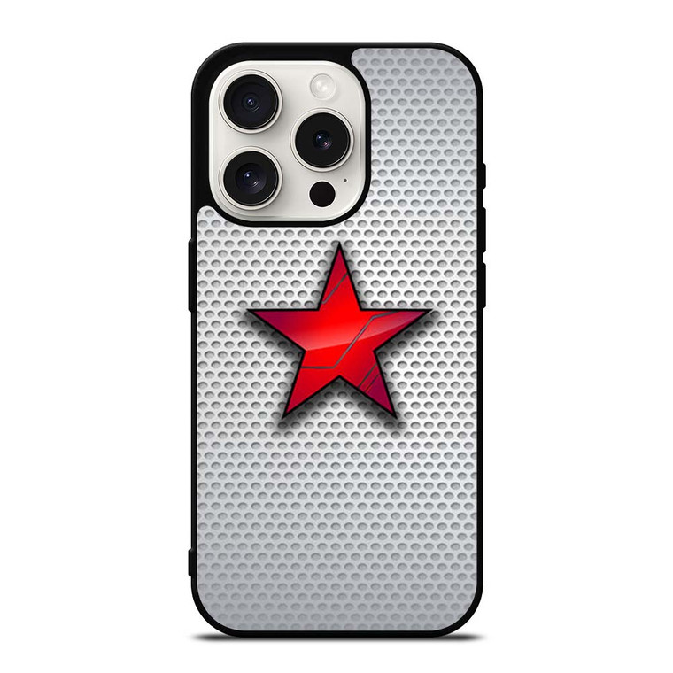 WINTER SOLDIER LOGO AVENGERS 2 iPhone 15 Pro Case Cover WINTER SOLDIER LOGO AVENGERS 2 iPhone 15 Pro Case Cover