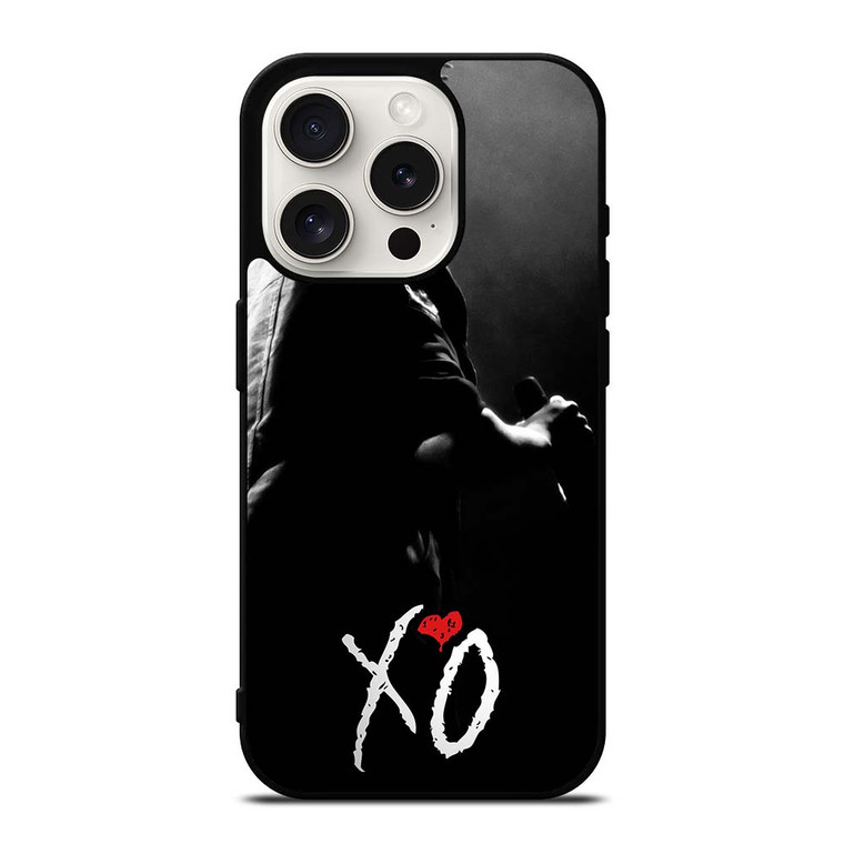 XO THE WEEKND LOGO BLACK WHITE iPhone 15 Pro Case Cover XO THE WEEKND LOGO BLACK WHITE iPhone 15 Pro Case Cover
