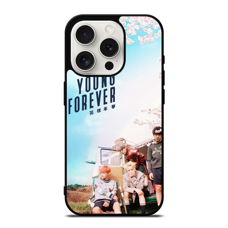 YOUNG FOREVER BANGTAN BOYS iPhone 15 Pro Case Cover YOUNG FOREVER BANGTAN BOYS iPhone 15 Pro Case Cover