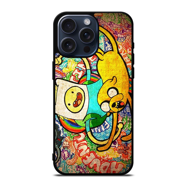 ADVENTURE TIME FINN AND JAKE iPhone 15 Pro Max Case Cover ADVENTURE TIME FINN AND JAKE iPhone 15 Pro Max Case Cover