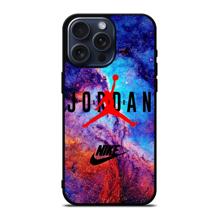 AIR JORDAN NIKE LOGO NEBULA iPhone 15 Pro Max Case Cover AIR JORDAN NIKE LOGO NEBULA iPhone 15 Pro Max Case Cover
