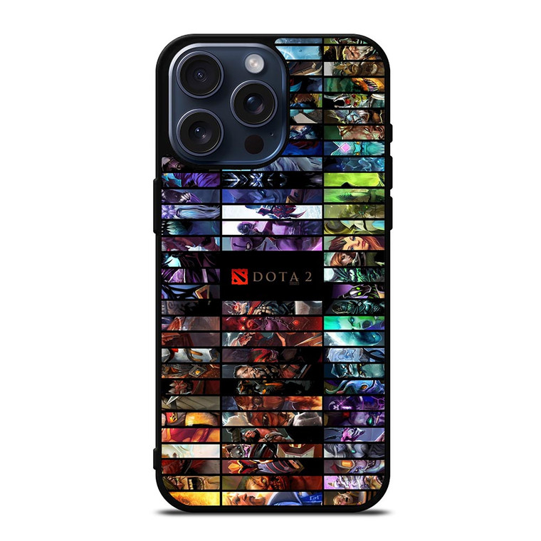 ALL HEROES DOTA 2 iPhone 15 Pro Max Case Cover