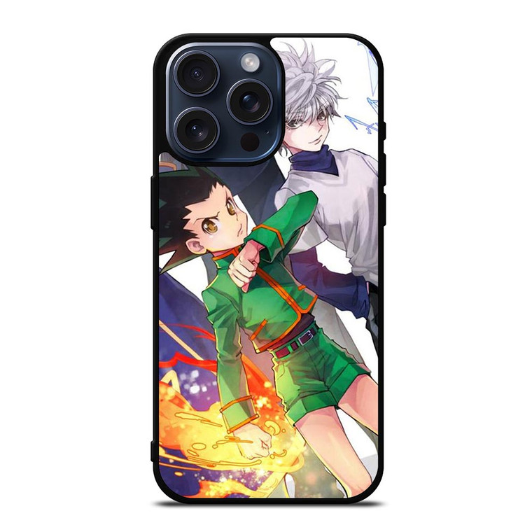 ANIME HUNTER X HUNTER KILLUA AND GON iPhone 15 Pro Max Case Cover ANIME HUNTER X HUNTER KILLUA AND GON iPhone 15 Pro Max Case Cover