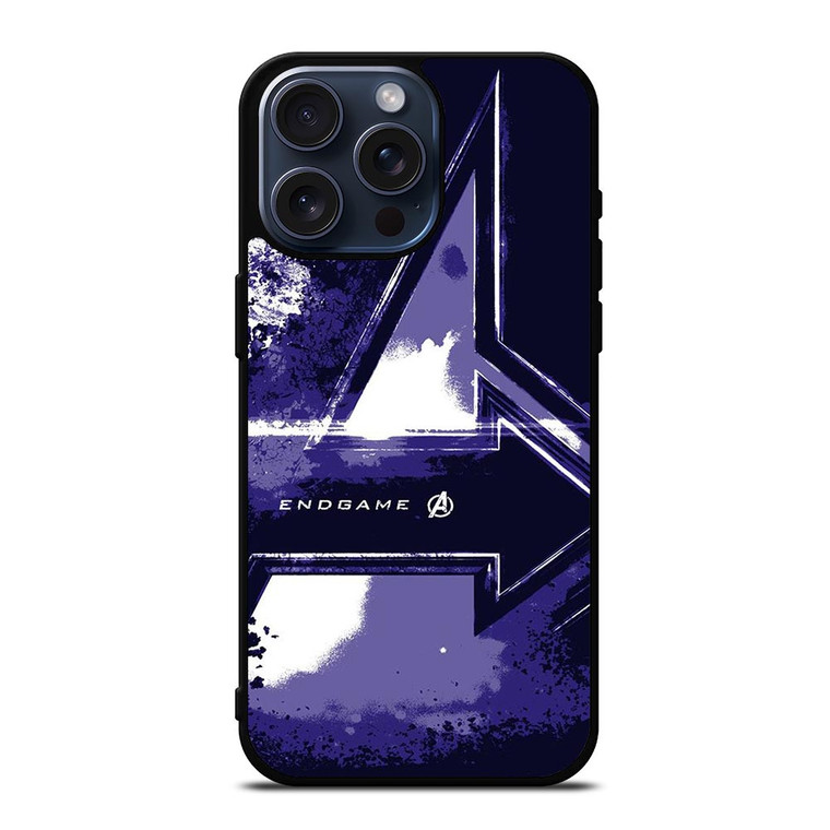 AVENGERS ENDGAME LOGO iPhone 15 Pro Max Case Cover