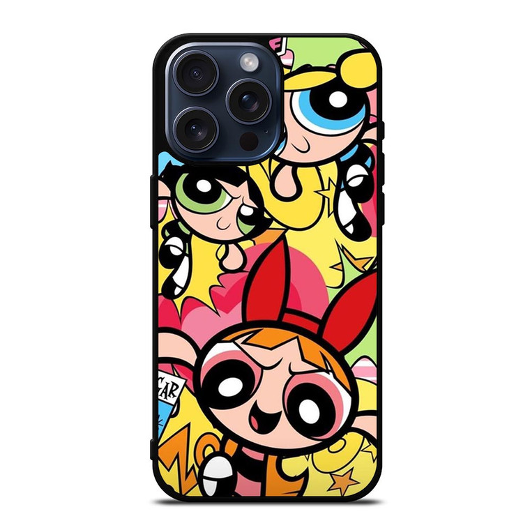 CARTOON NETWORK POWERPUFF GIRLS iPhone 15 Pro Max Case Cover