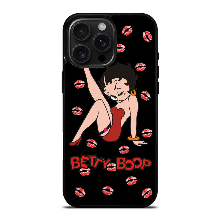 BETTY BOOP KISS iPhone 16 Pro Max Case Cover