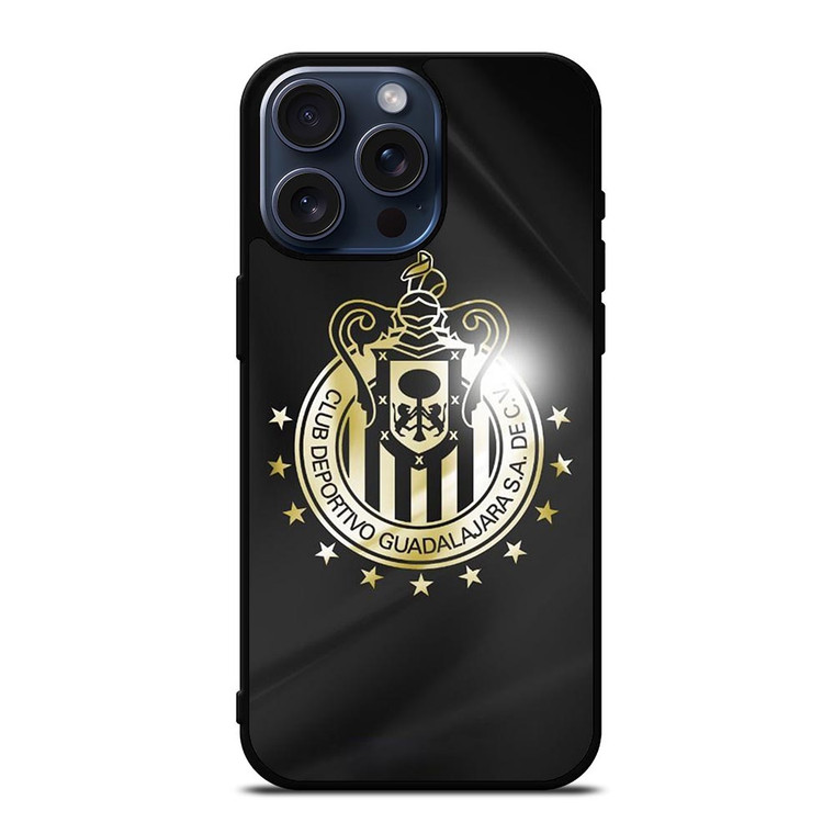 CHIVAS DE GUADALAJARA GOLD LOGO iPhone 15 Pro Max Case Cover CHIVAS DE GUADALAJARA GOLD LOGO iPhone 15 Pro Max Case Cover