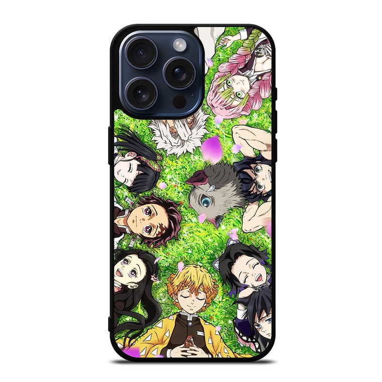 DEMON SLAYER CHARACTER ANIME iPhone 15 Pro Max Case Cover